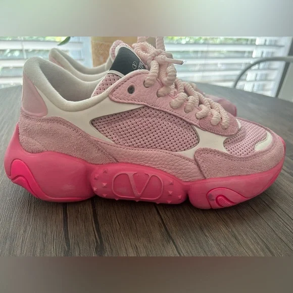 Valentino sneakers pink chunky sneakers size 38/8 - Picture 4 of 14